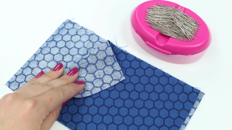 Position the fabric with the wrong sides together for a French seam