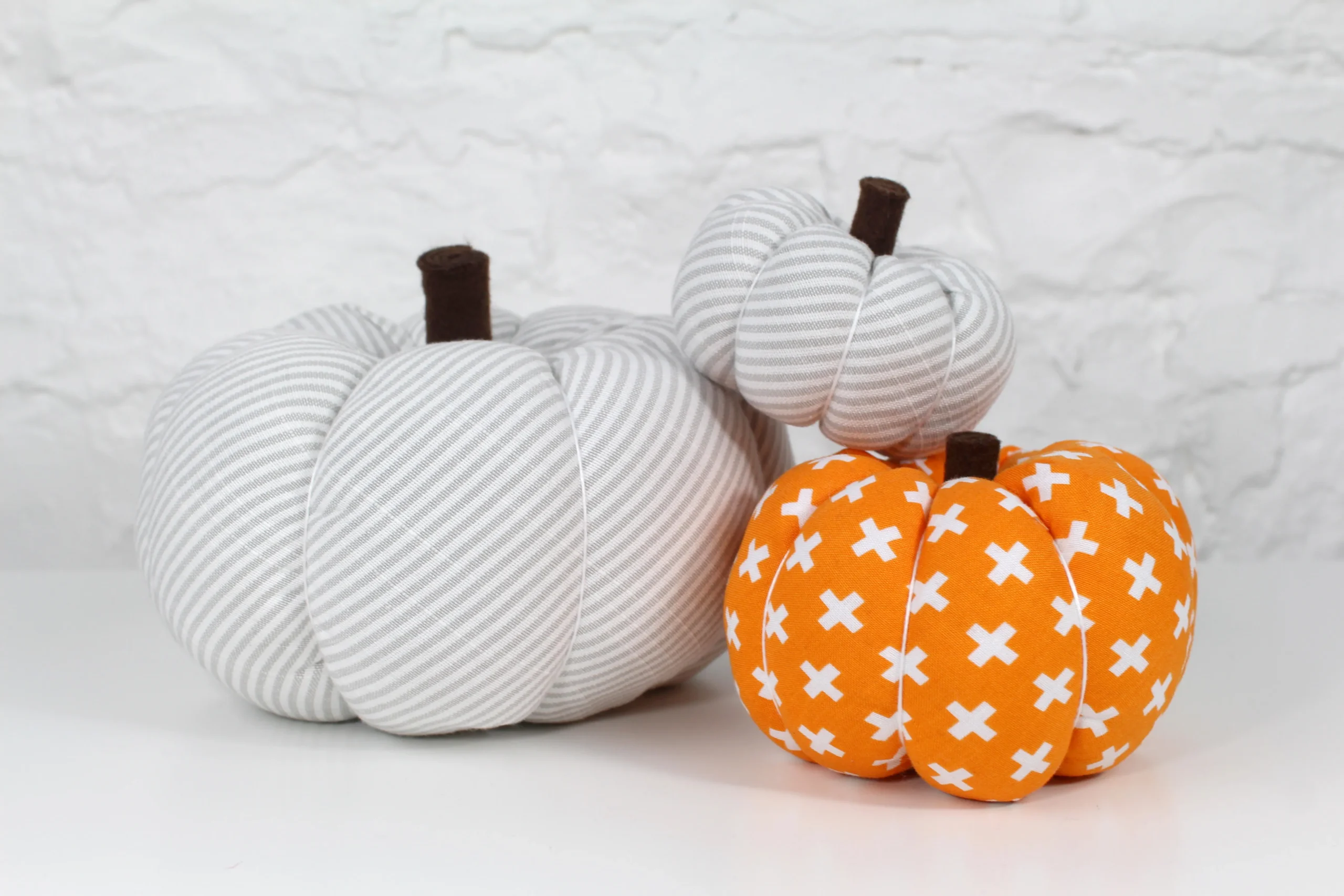 Easy Fabric Pumpkin Tutorial: No Pattern Needed