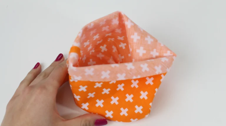 Open the top of the pumpkin to create a bag