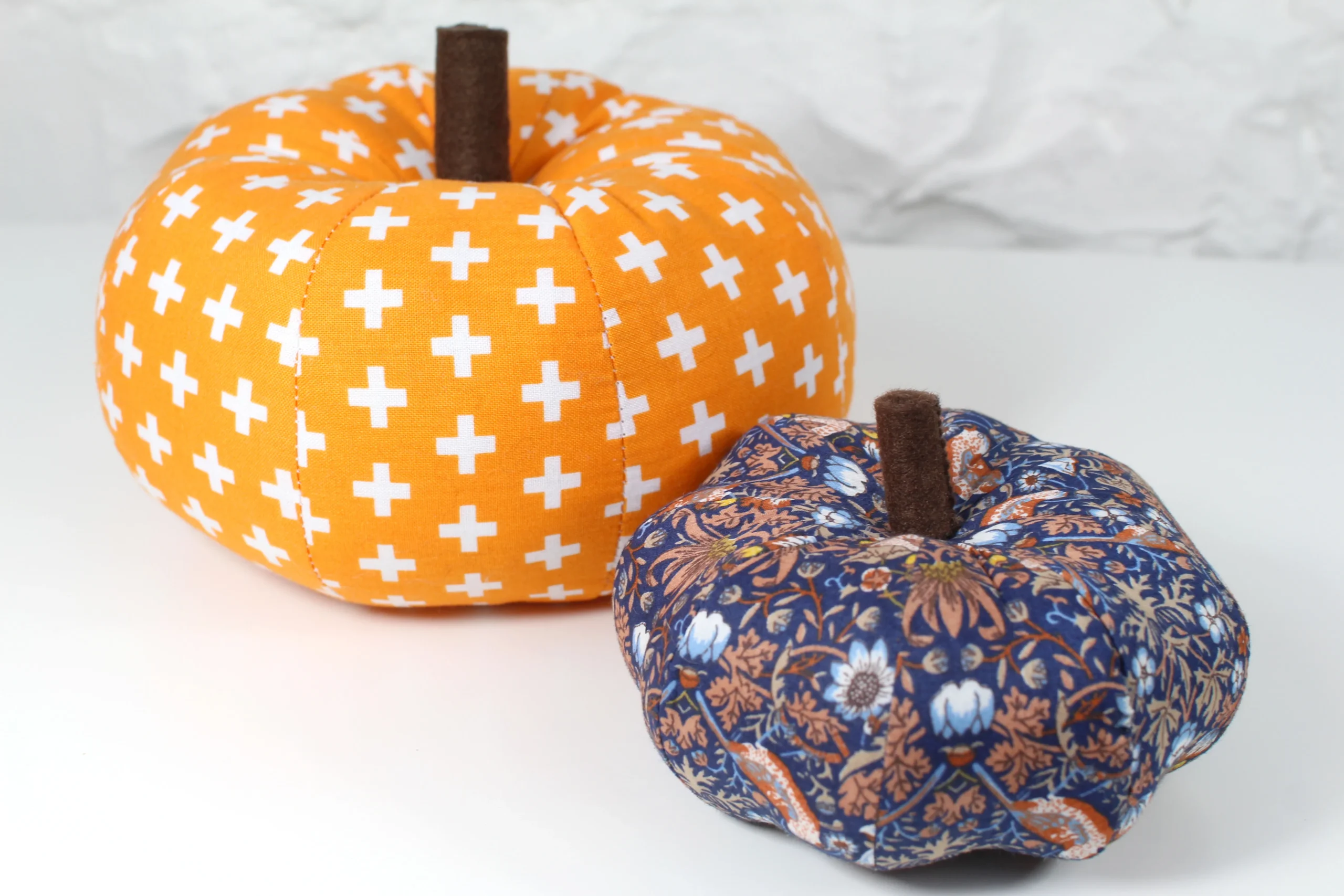 How to Sew a Segmented Fabric Pumpkin or Pincushion