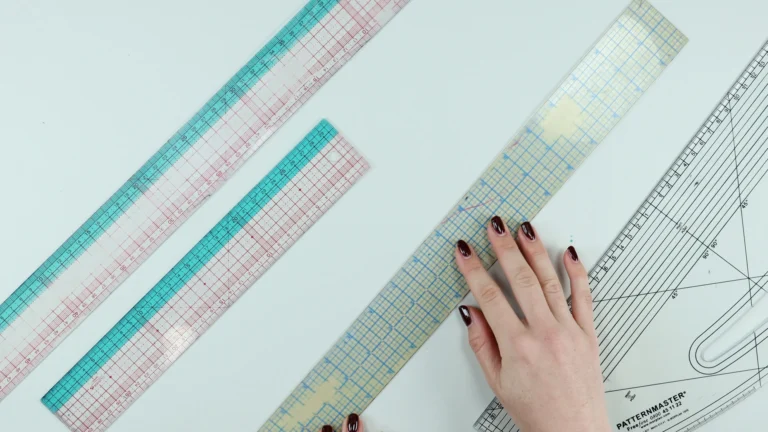 Clover and Sew Easy clear plastic rulers for pattern drafting and dressmaking