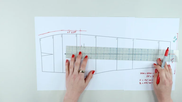 Increase the side seam to add ease to the front trouser blog