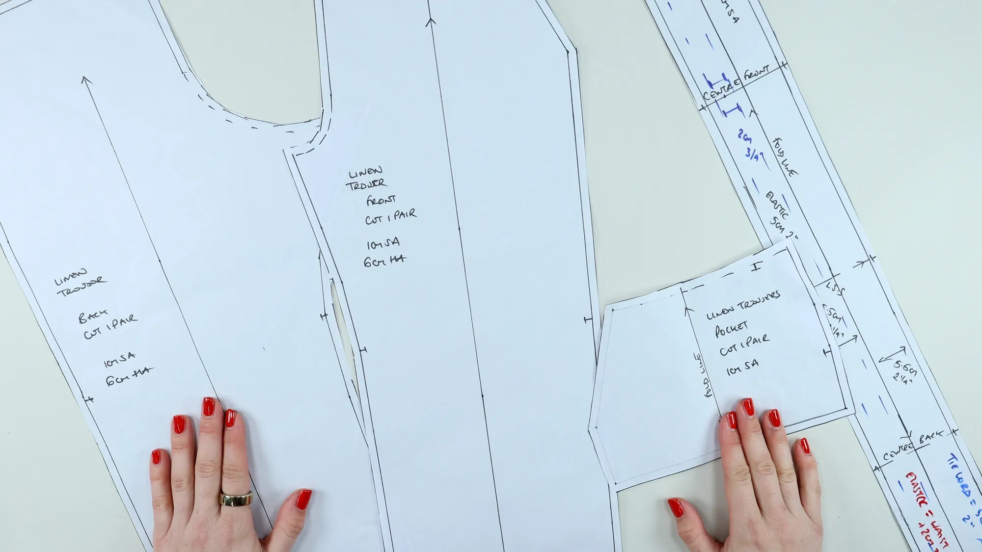 How to Draft Linen Trousers | Step-by-Step Pattern Drafting Tutorial